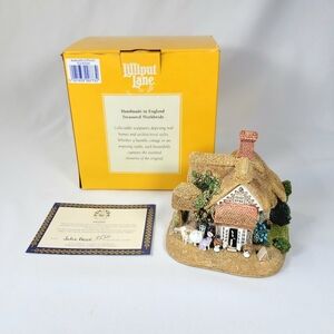 Lilliput Lane "Bargate Cottage Tea Room" 1995 Vintage House w/ Box & Deed